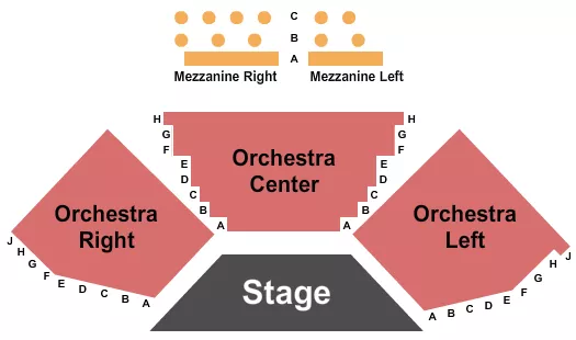 ENDSTAGE Seating Map Seating Chart