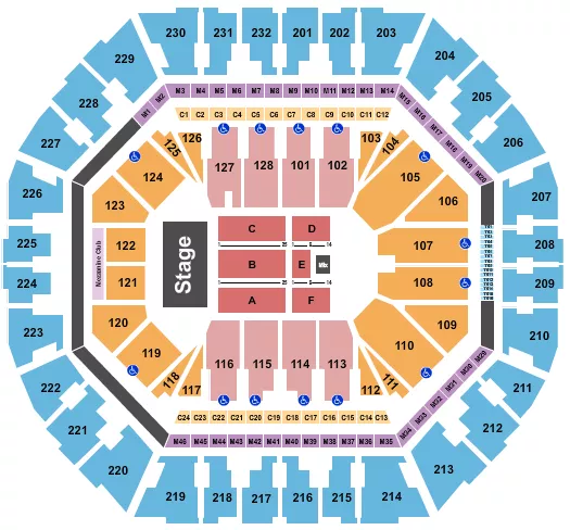 AR RAHMAN Seating Map Seating Chart
