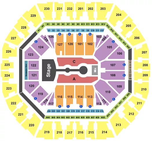ARIANA GRANDE Seating Map Seating Chart