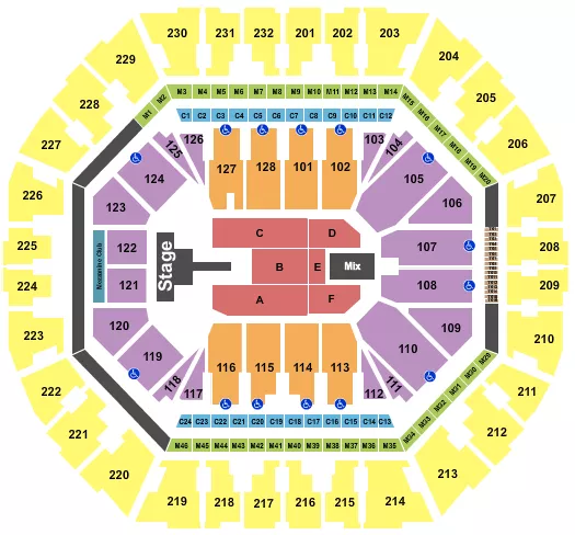 ATIF ASLAM Seating Map Seating Chart
