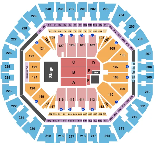 ENDSTAGE 3 Seating Map Seating Chart
