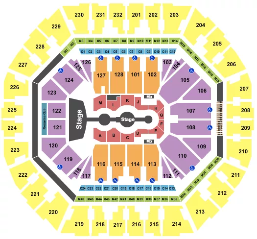 GRACIE ABRAMS 2 Seating Map Seating Chart