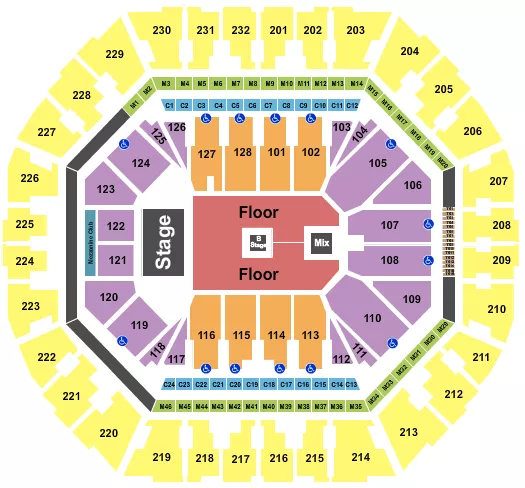 KAYTRANADA Seating Map Seating Chart