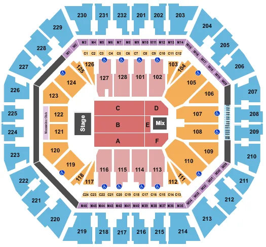 KEHLANI Seating Map Seating Chart