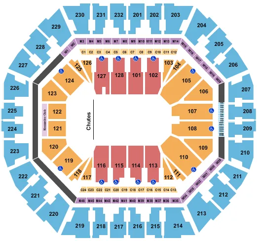 PBR Seating Map Seating Chart