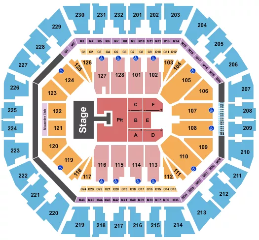 SLEEP TOKEN Seating Map Seating Chart
