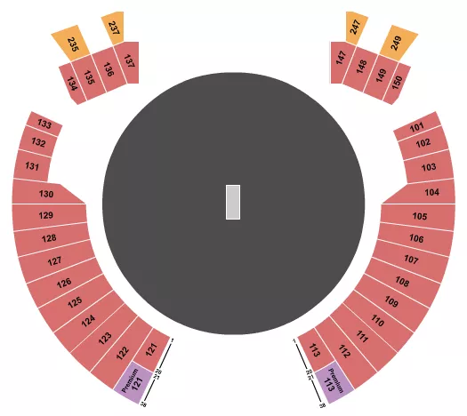 CRICKET Seating Map Seating Chart