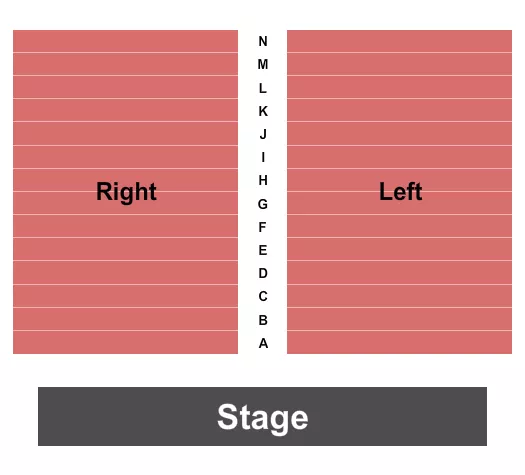 ENDSTAGE Seating Map Seating Chart