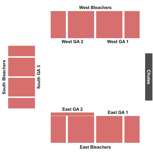 RODEO Seating Map Seating Chart