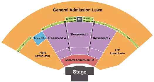 ENDSTAGE GA PIT 4 Seating Map Seating Chart