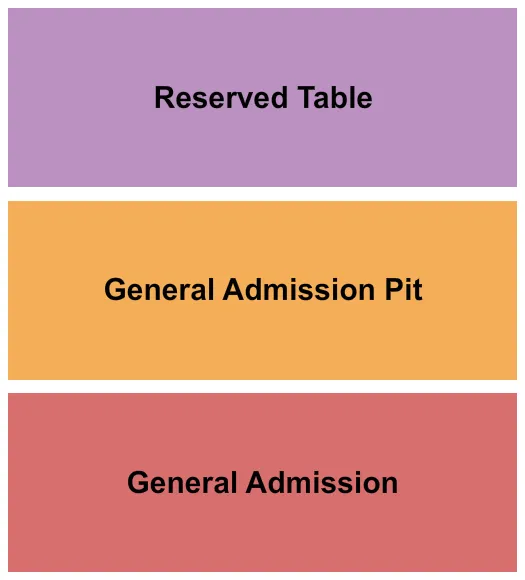 GA PIT RSV TABLE Seating Map Seating Chart