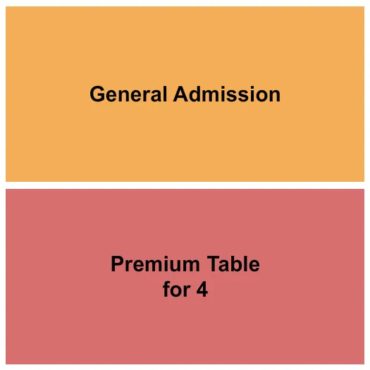 PREMIUM TABLE GA Seating Map Seating Chart