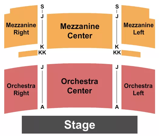 ENDSTAGE Seating Map Seating Chart