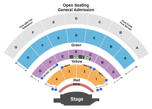 ENDSTAGE 2 Seating Map Seating Chart