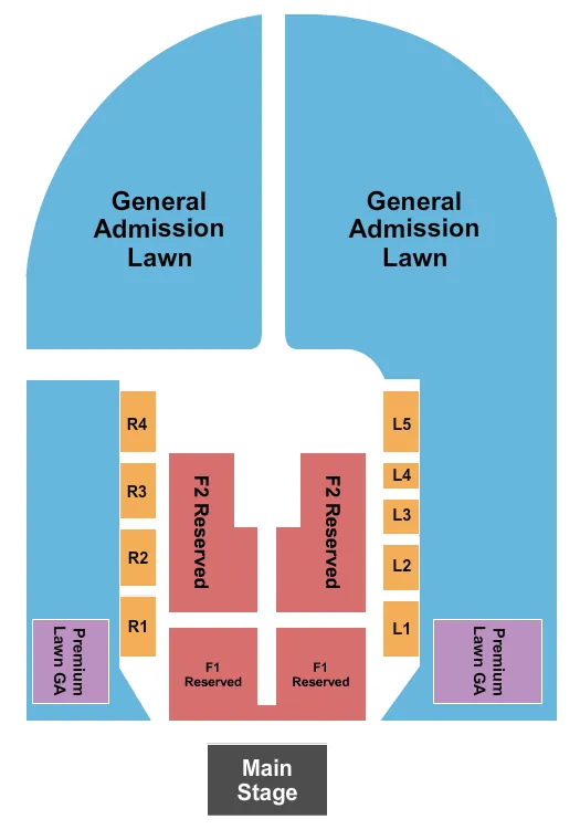 HANK WILLIAMS JR Seating Map Seating Chart