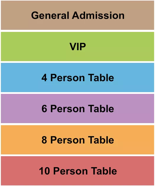 GA TABLES Seating Map Seating Chart