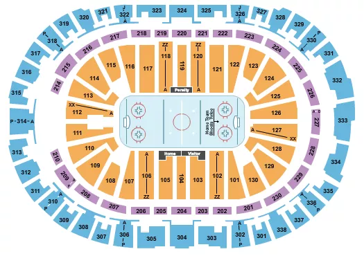 HOCKEY Seating Map Seating Chart