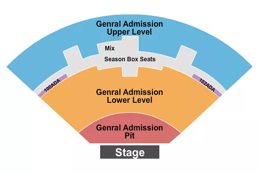 GA BY LEVEL Seating Map Seating Chart