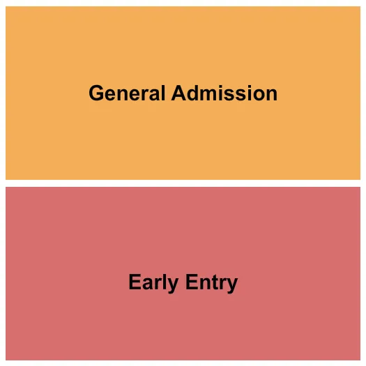 EARLY GA Seating Map Seating Chart