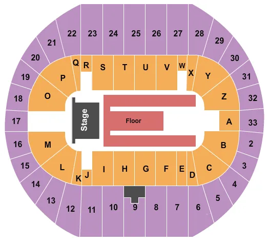 USTAD RAHAT FATEH ALI KHAN Seating Map Seating Chart