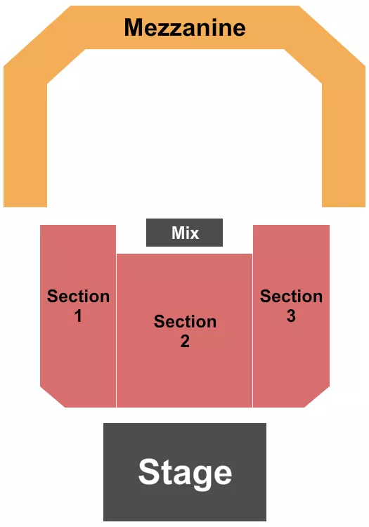 ENDSTAGE Seating Map Seating Chart