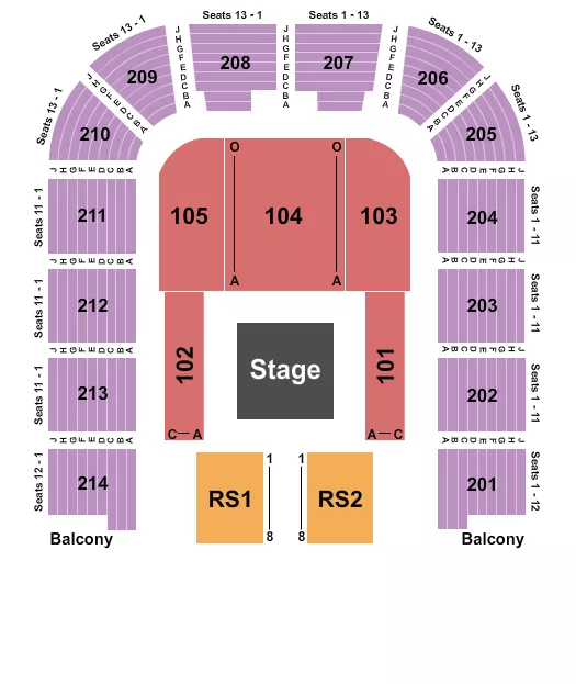 WRESTLING Seating Map Seating Chart