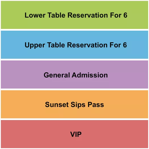 FESTIVAL Seating Map Seating Chart