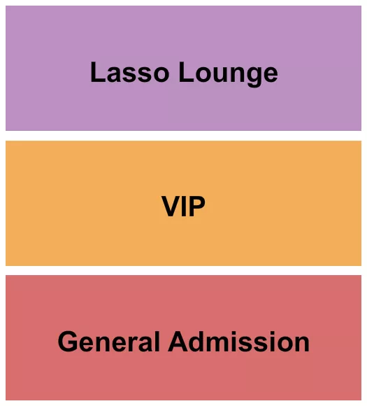 GA LASSO LOUNGE VIP Seating Map Seating Chart