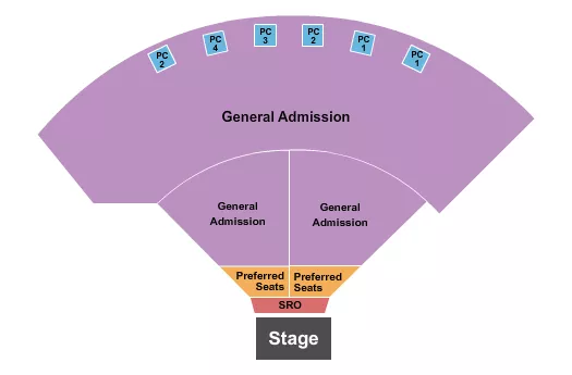 GA PREFERRED Seating Map Seating Chart