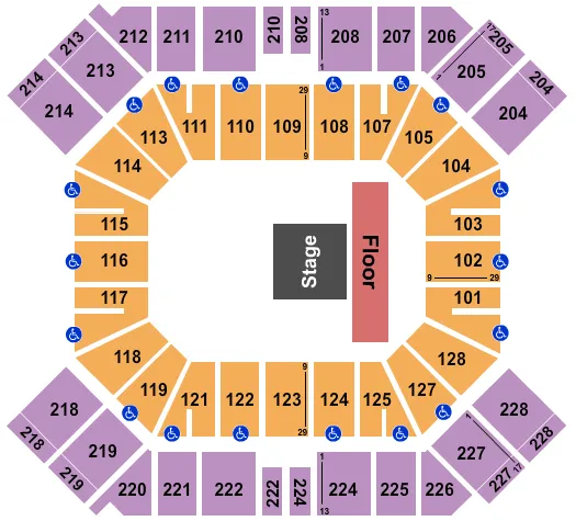 QUARTER HOUSE RSV Seating Map Seating Chart