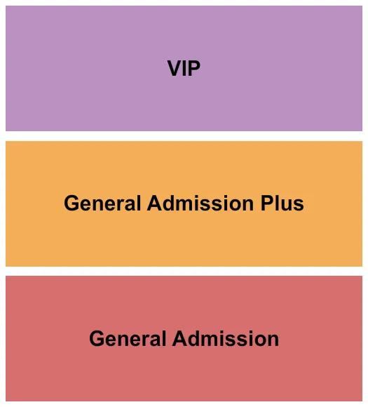 GA GA VIP Seating Map Seating Chart