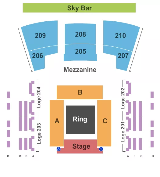 PARAMOUNT THEATRE HUNTINGTON BOXING Seating Map Seating Chart