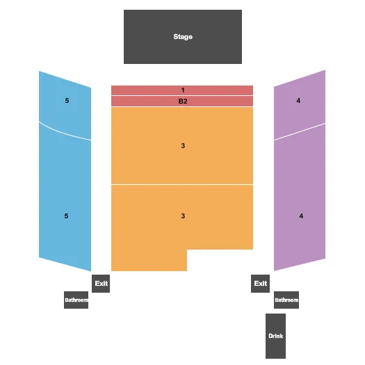 PARKWAY THEATER MN ANTHONY SHORES CHRISTMAS WITH THE KING Seating Map Seating Chart