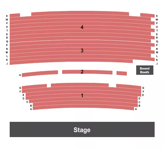 ENDSTAGE Seating Map Seating Chart