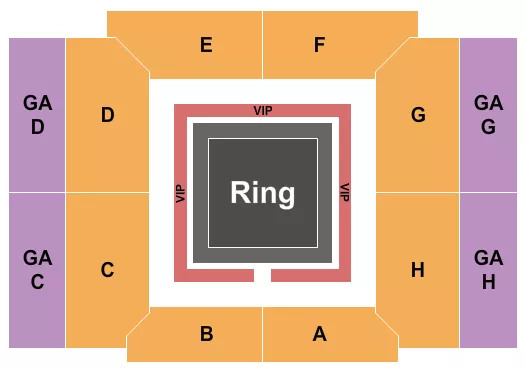 MMA Seating Map Seating Chart
