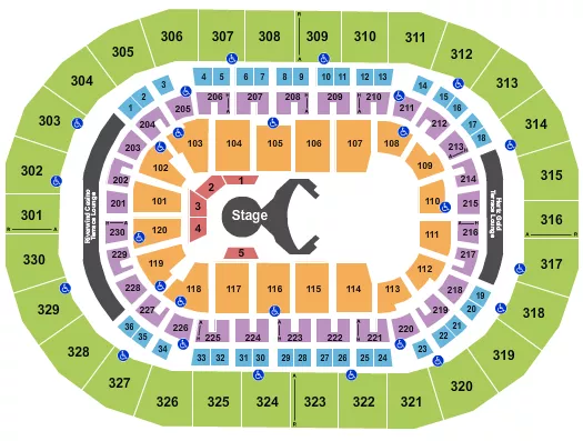 CIRQUE DE SOLEIL Seating Map Seating Chart