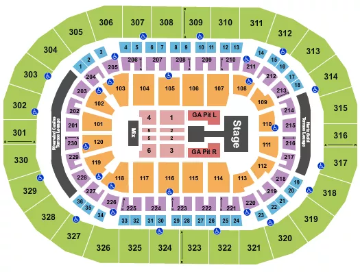 SOMBR Seating Map Seating Chart