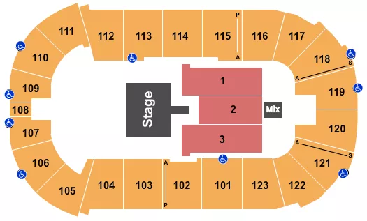 HALF HOUSE CATWALK Seating Map Seating Chart