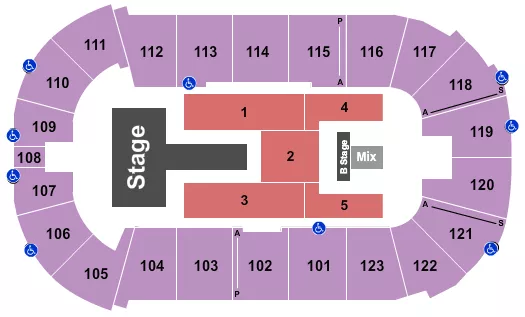 J BALVIN 1 Seating Map Seating Chart