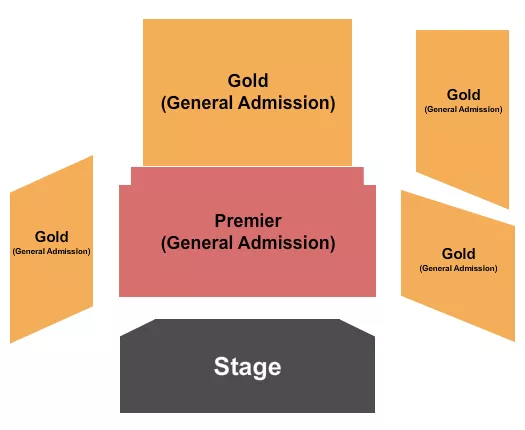 ENDSTAGE GA 3 Seating Map Seating Chart