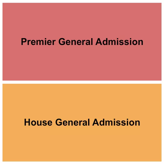 HOUSE GA PREMIER GA Seating Map Seating Chart