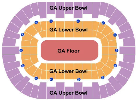 PECHANGA ARENA SAN DIEGO GA BY LEVEL Seating Map Seating Chart