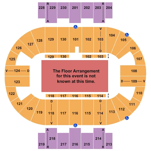 GENERIC FLOOR Seating Map Seating Chart