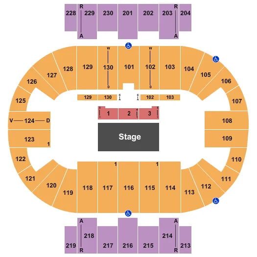 SESAME STREET Seating Map Seating Chart