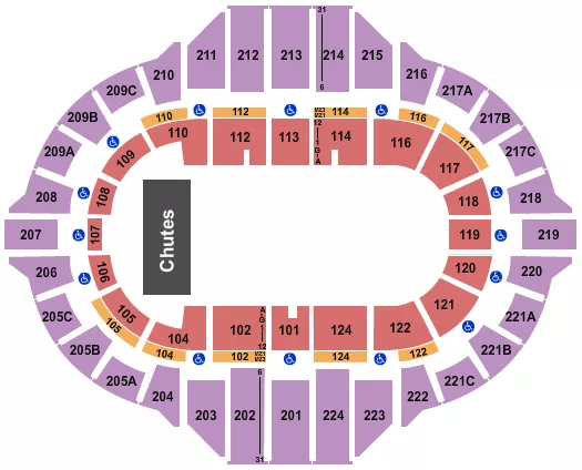 PBR Seating Map Seating Chart