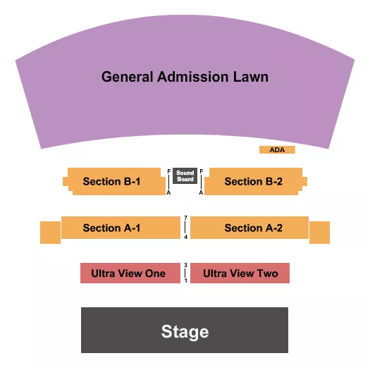 ENDSTAGE ULTRA Seating Map Seating Chart