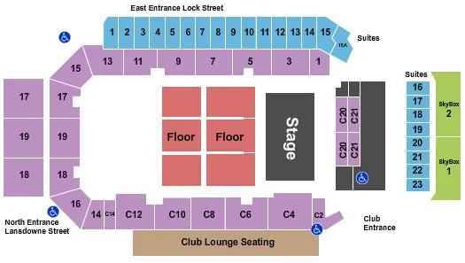 THE WIGGLES Seating Map Seating Chart