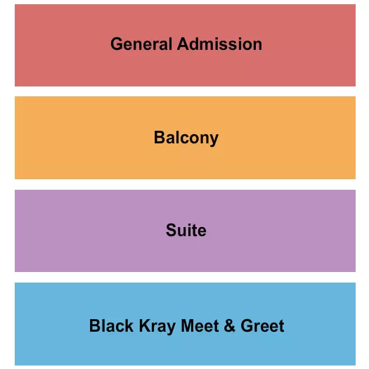 GA BALCONY SUITE Seating Map Seating Chart