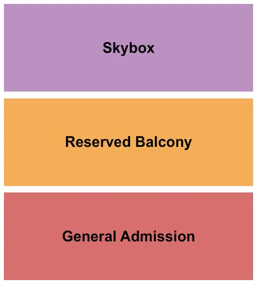 GA FLOOR RSV BALC SKYBOX Seating Map Seating Chart
