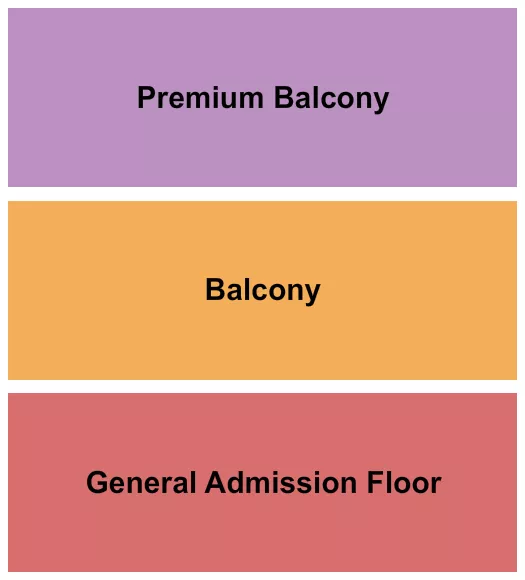 GA FLOOR W BALC PREM BALC Seating Map Seating Chart